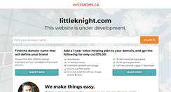 Desktop Screenshot of littleknight.com